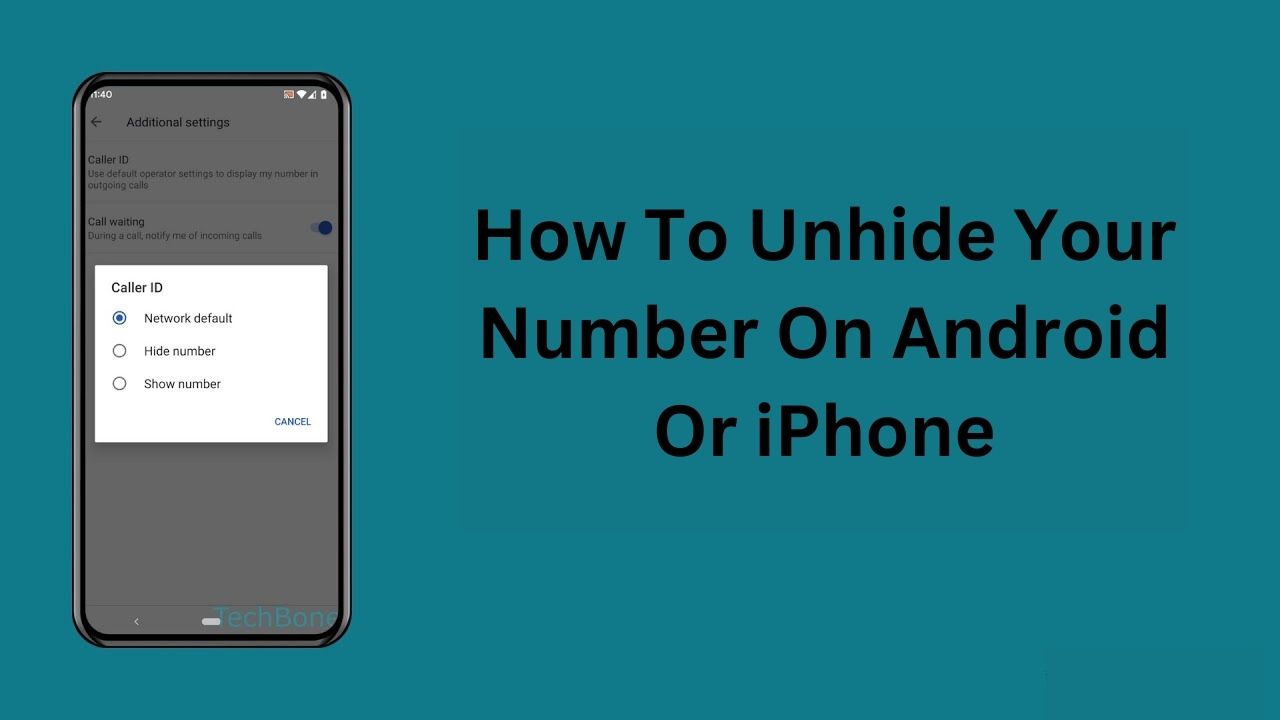 how to unhide my number in samsung phone